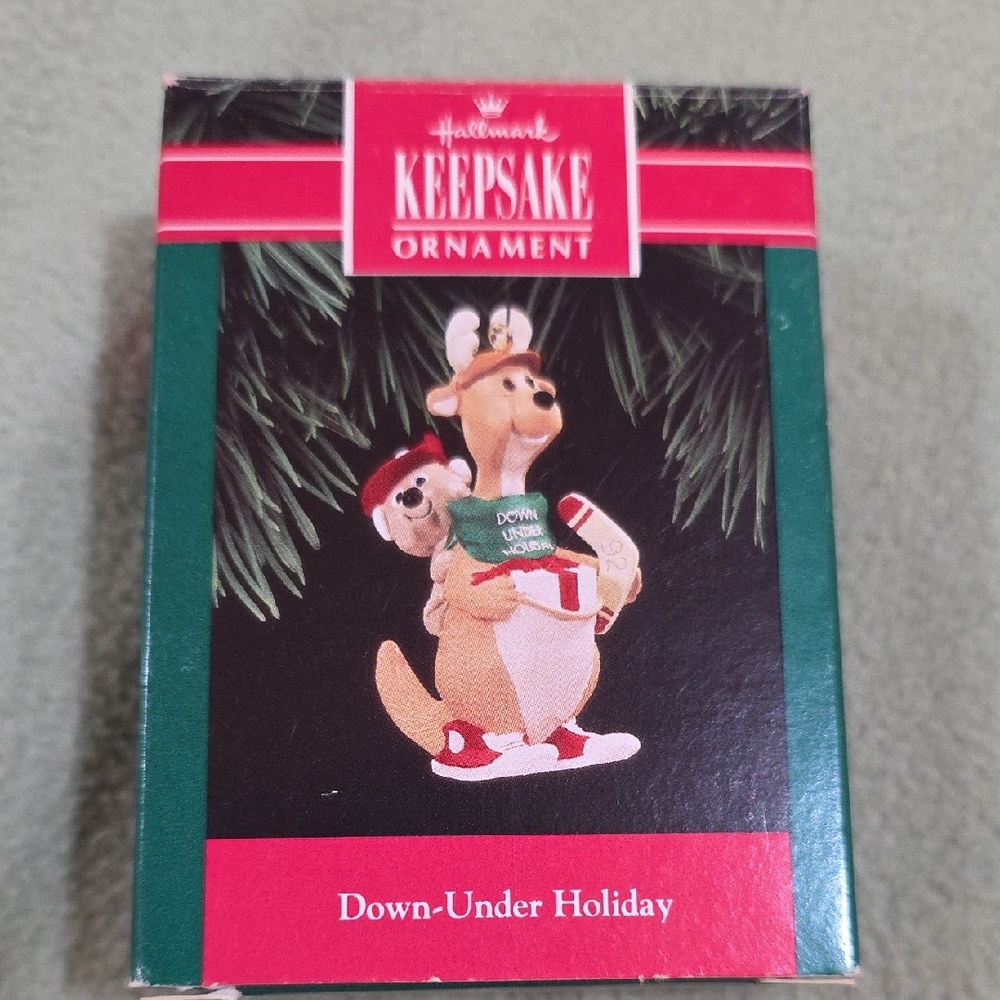Hallmark Keepsake Kangaroo Ornament - Brown and Red